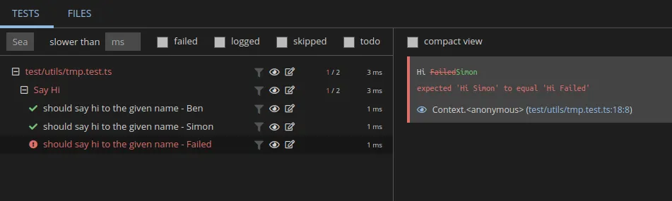 Web app screenshot